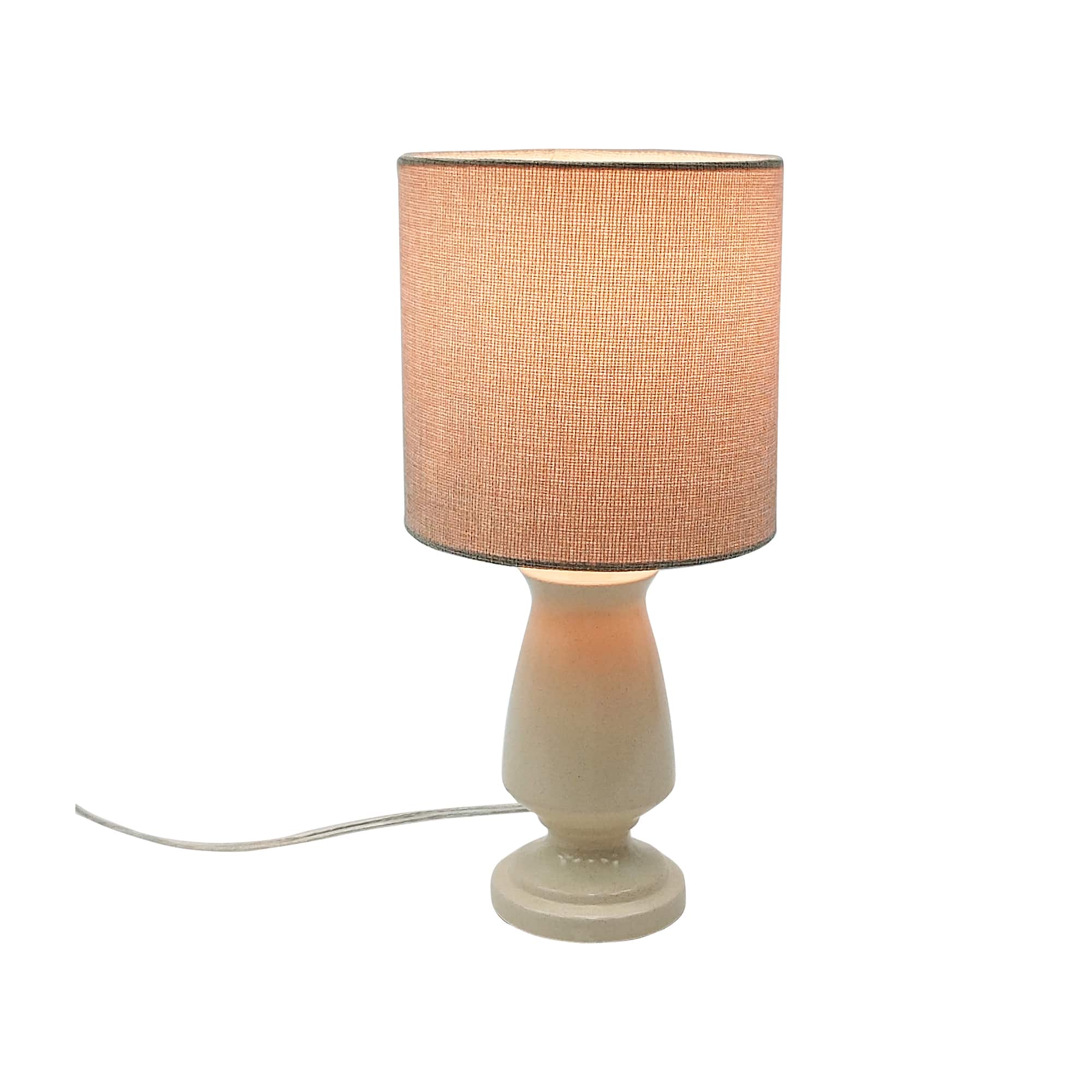 14.5" White Ceramic Tabletop Lamp by Ashland®
